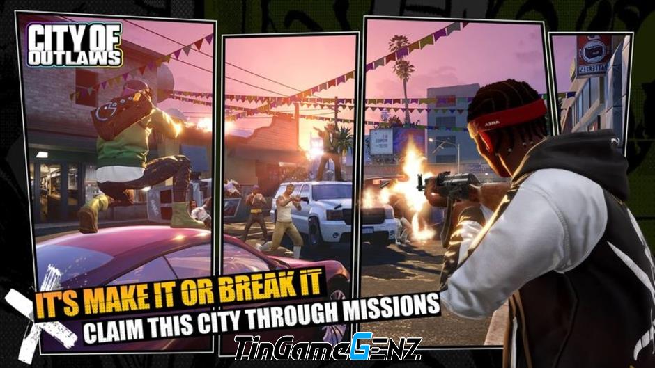 Game nhập vai City of Outlaws lấy cảm hứng từ GTA mở truy cập sớm