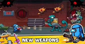 Game nhập vai đi cảnh Monster Battle: Slash N Shoot lấy cảm hứng từ siêu phẩm Among Us