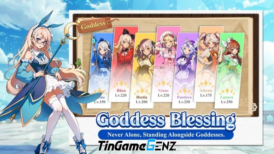 Game nhập vai giả tưởng Goddess Paradise mở đăng ký trước trên di động