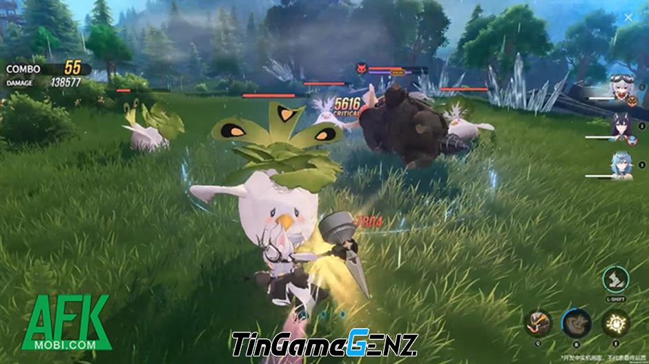 Game nhập vai hành động thế giới mở Azur Promilia học hỏi từ Genshin Impact và Palworld