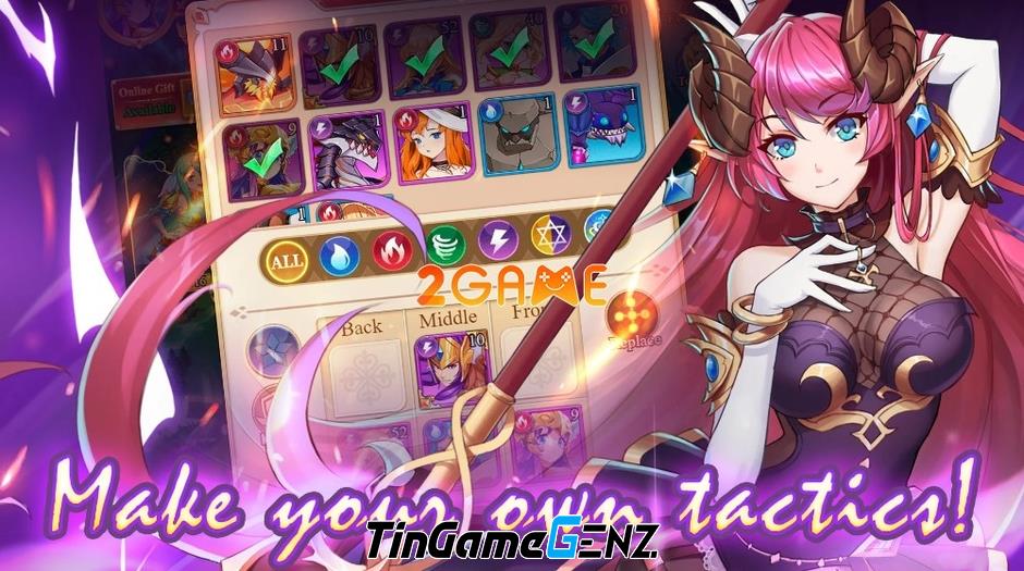 Game nhập vai Hero Element với đồ họa anime cổ điển