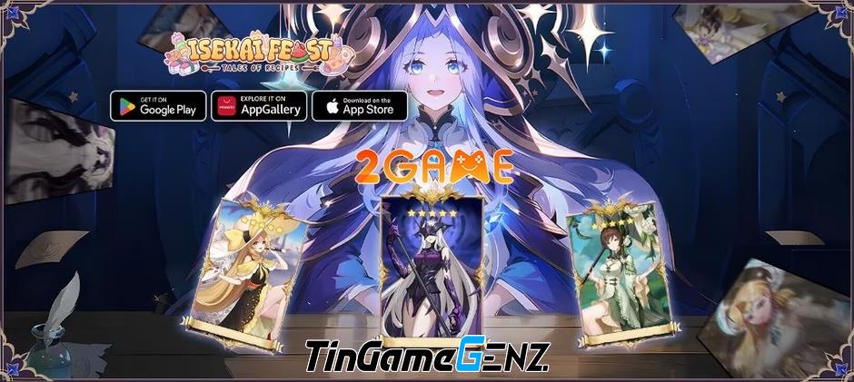 Game nhập vai Isekai Feast: Tales of Recipes với đồ họa anime tươi sáng