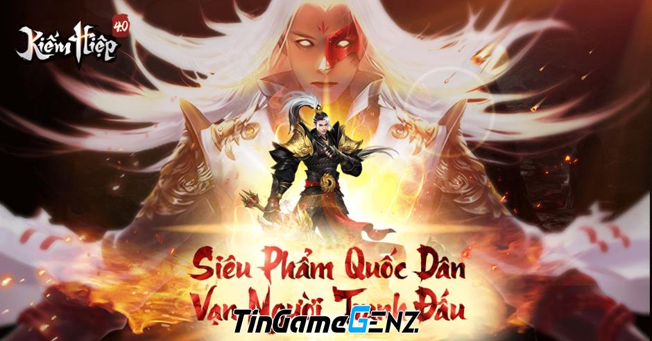 Game nhập vai Kiếm Hiệp 4.0 sắp ra mắt tại Việt Nam do Vplay phát hành