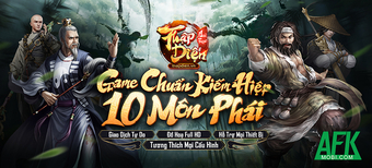 Game nhập vai kiếm hiệp Thập Diện Mai Phục chuẩn bị ra mắt trên di động tại Việt Nam