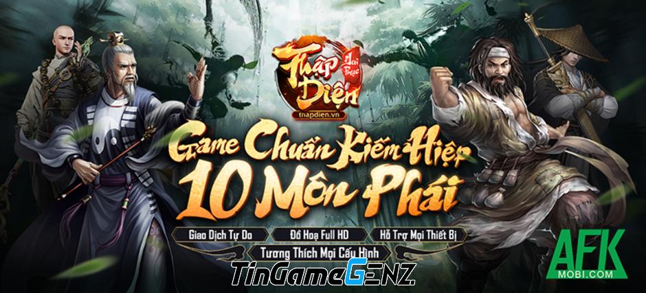 Game nhập vai kiếm hiệp Thập Diện Mai Phục chuẩn bị ra mắt trên di động tại Việt Nam