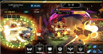 Game nhập vai Mega Knight: Idle RPG với tạo hình nhân vật ấn tượng