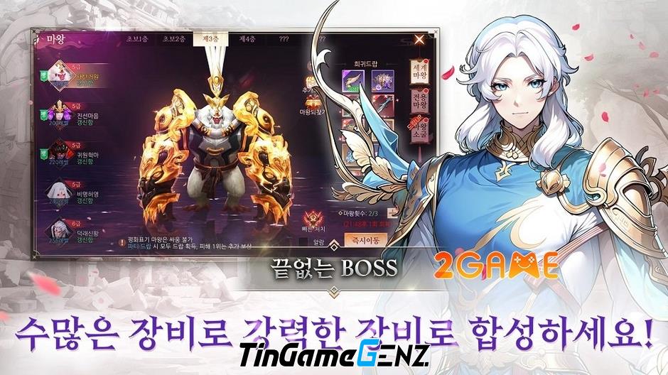 Game nhập vai Mythical Blade cho phép tùy biến nhân vật độc đáo