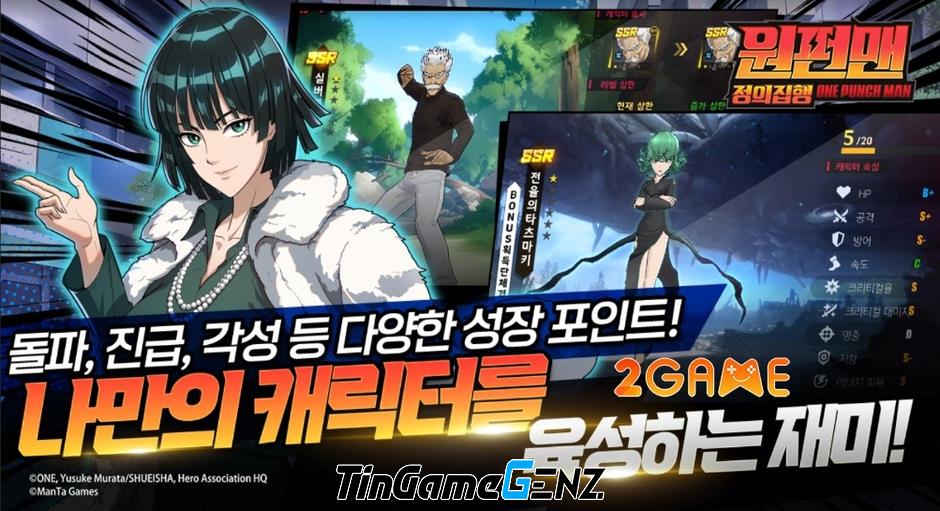 Game nhập vai One Punch Man: Execution of Justice đang là hiện tượng tại Hàn Quốc