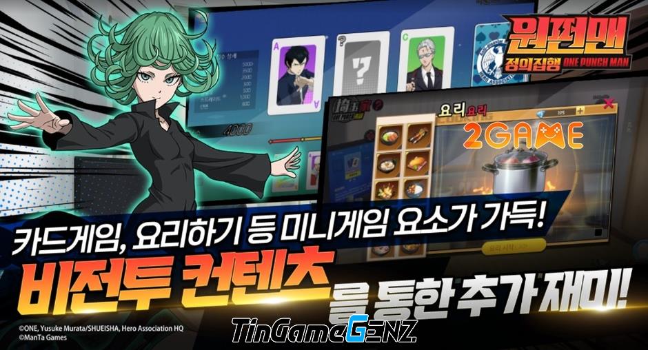 Game nhập vai One Punch Man: Execution of Justice đang là hiện tượng tại Hàn Quốc