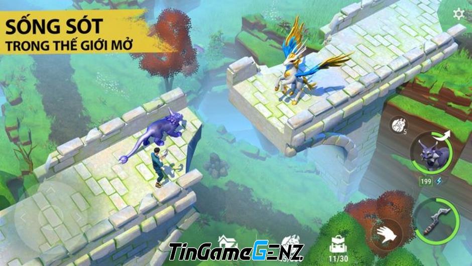 Game nhập vai phiêu lưu sinh tồn Amikin Survival Anime RPG đang mở đăng ký trước