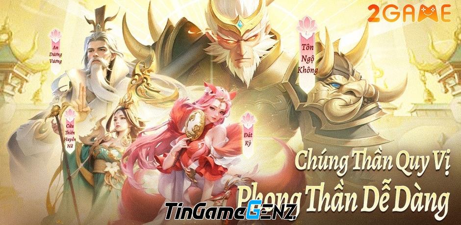 Game nhập vai Phong Thần Truyền Kỳ sắp ra mắt tại Việt Nam