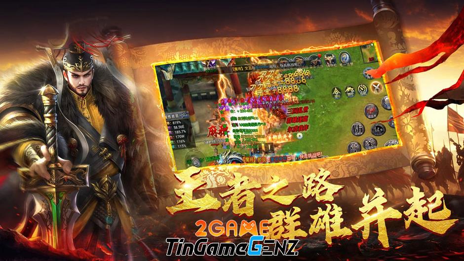 Game nhập vai Three Kingdoms Dragon Slayer với phong cách độc đáo của Chiến Tam Quốc