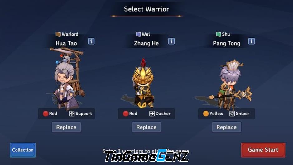 Game nhập vai Three Kingdoms Tempest mở đăng ký trước