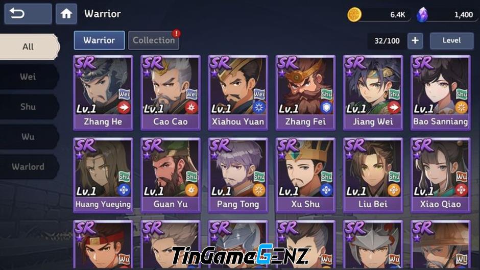 Game nhập vai Three Kingdoms Tempest mở đăng ký trước