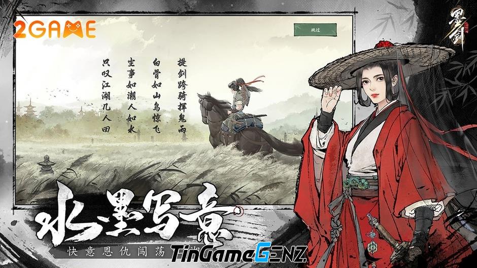 Game nhập vai võ hiệp Ink Sword Jianghu với đồ họa ấn tượng