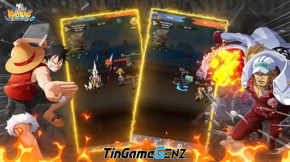 Game One Piece tại Việt Nam với chế độ săn vé nạp đầu độc đáo mang tên Kho Báu - Ta Đến Đây.