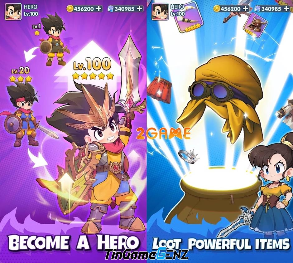 Game Oops Dragon - Lấy cảm hứng từ Dragon Quest, hứa hẹn mở rương đầy thú vị