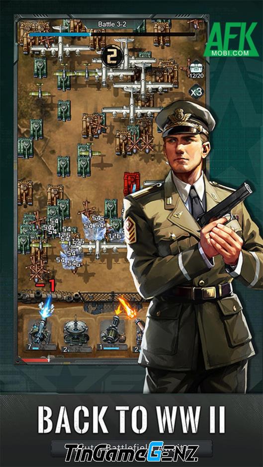 Game phòng thủ Last Bunker: 1945 trong bối cảnh Thế Chiến 2 hấp dẫn