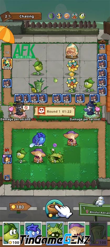 Game phòng thủ PvP Crazy Plants Corps lấy chủ đề từ Plants vs Zombies