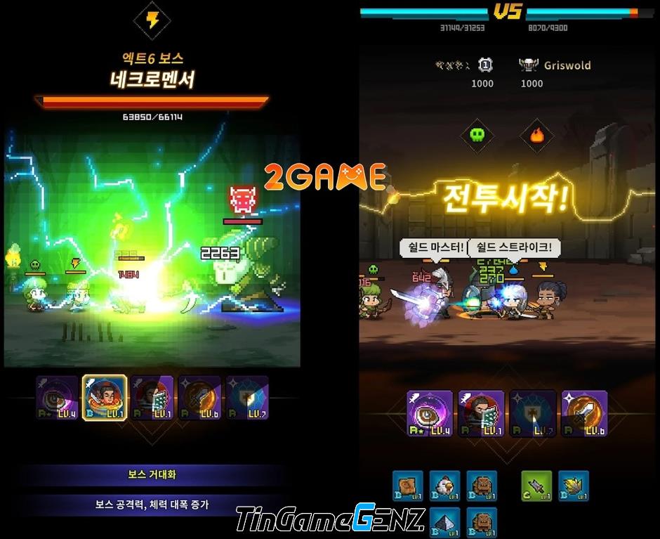 Game pixel Merge Knights của Wemade Connect: Sự kết hợp độc đáo