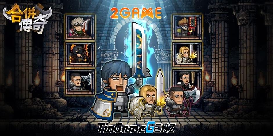 Game pixel Merge Knights của Wemade Connect: Sự kết hợp độc đáo