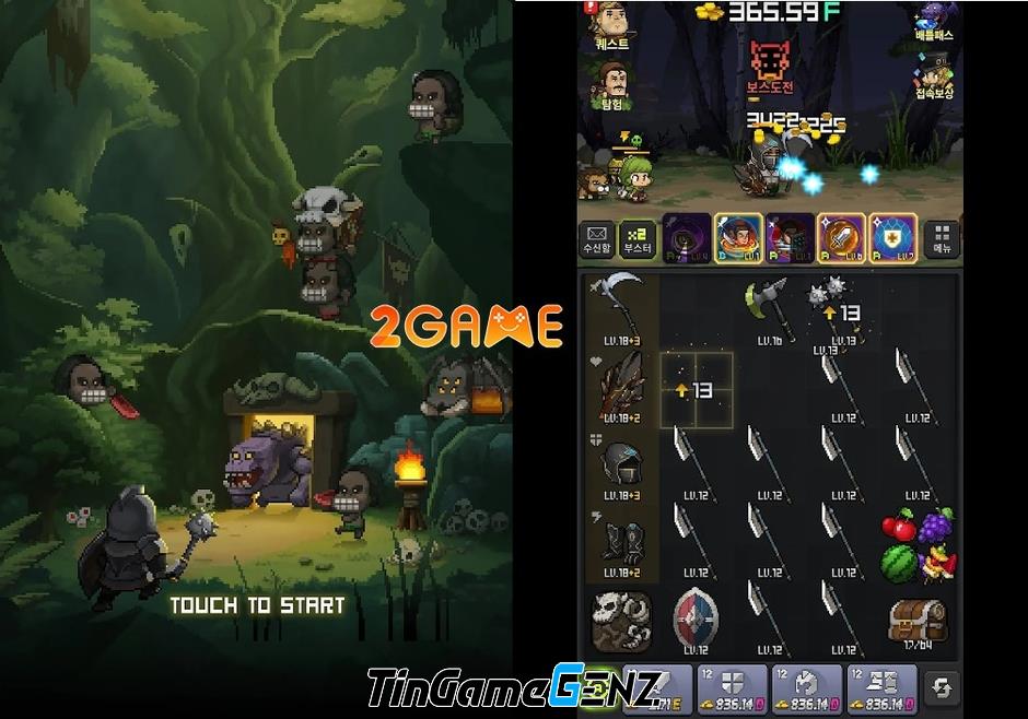 Game pixel Merge Knights của Wemade Connect: Sự kết hợp độc đáo