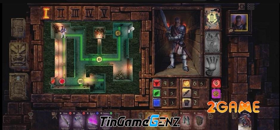 Game roguelike cổ điển Rogue Dungeon lấy cảm hứng từ board game cùng tên