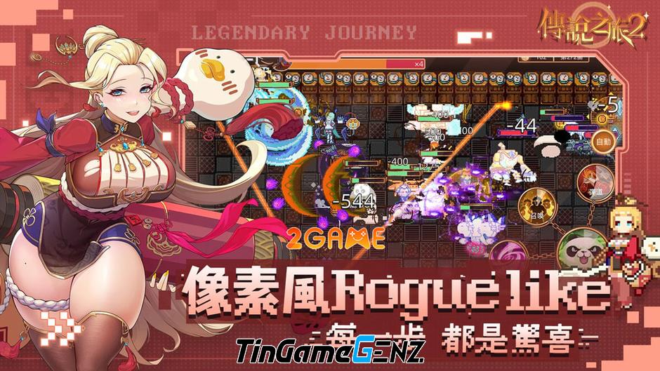 Game roguelike đồ họa pixel cực cuốn: Legendary Journey 2