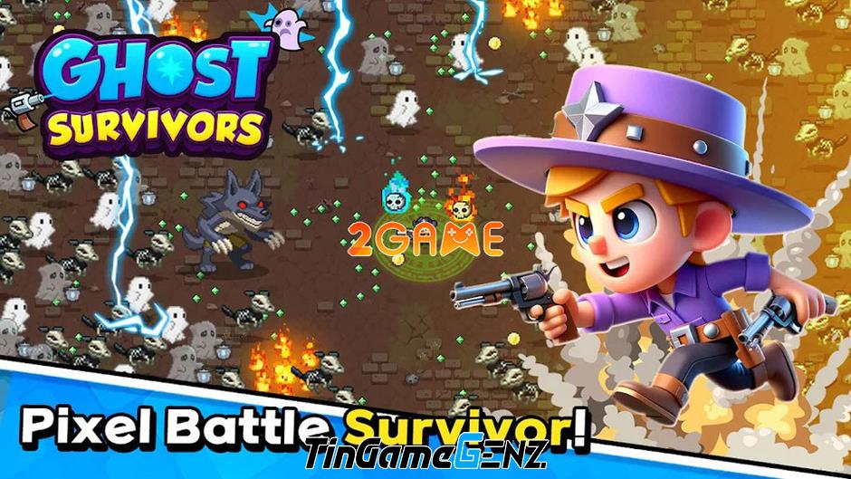 Game roguelike săn ma Ghost Survivors: Pixel Hunt - Giải trí cuối tuần vui nhộn!