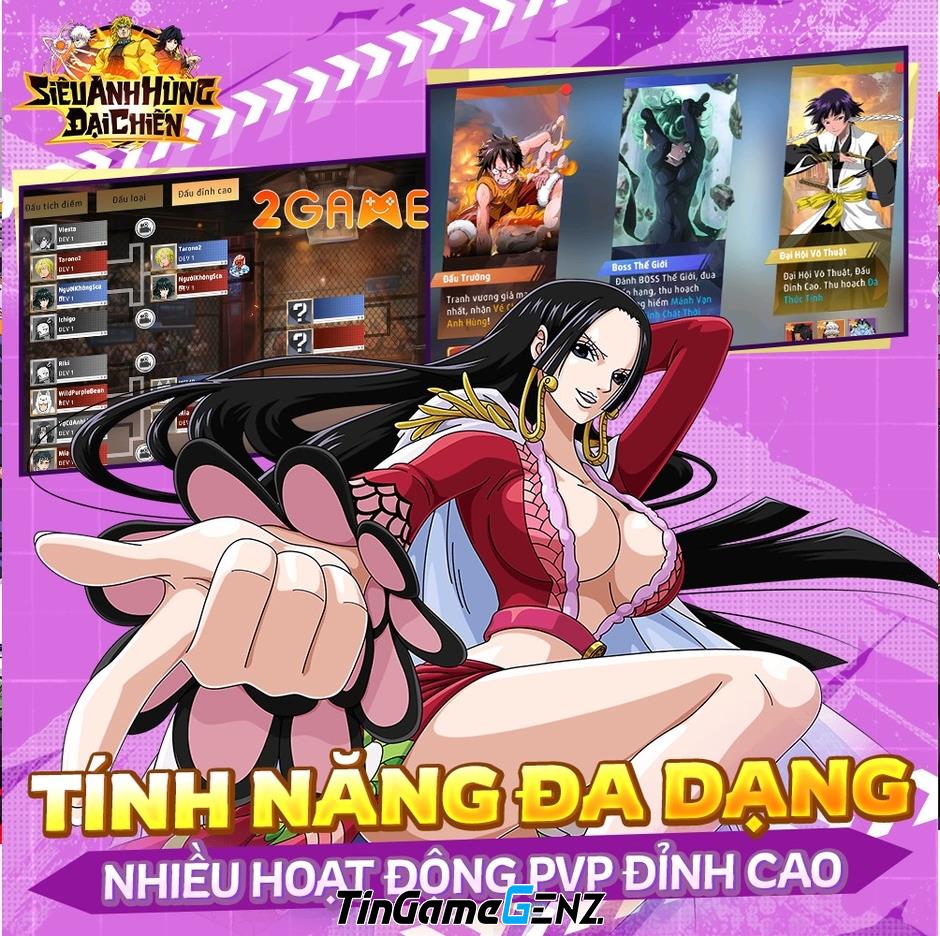 Game Siêu Anh Hùng Đại Chiến - Đa vũ trụ anime, đồ họa 3D đỉnh cao sắp ra mắt