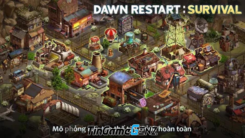 Game sinh tồn Dawn Restart: Chơi sau thời kỳ tận thế đã có trên Google Play Store.