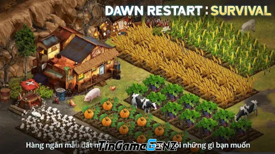 Game sinh tồn Dawn Restart: Chơi sau thời kỳ tận thế đã có trên Google Play Store.