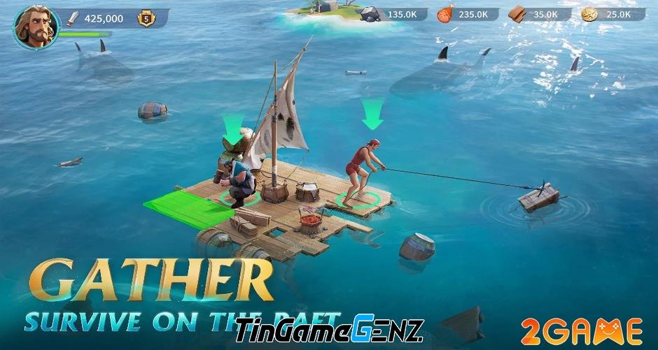 Game sinh tồn giữa đại dương bao la: Sea of Survival