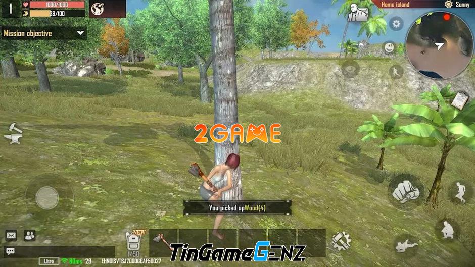 Game sinh tồn Survival Island - Trò chơi giành giật sự sống giữa biển cả.