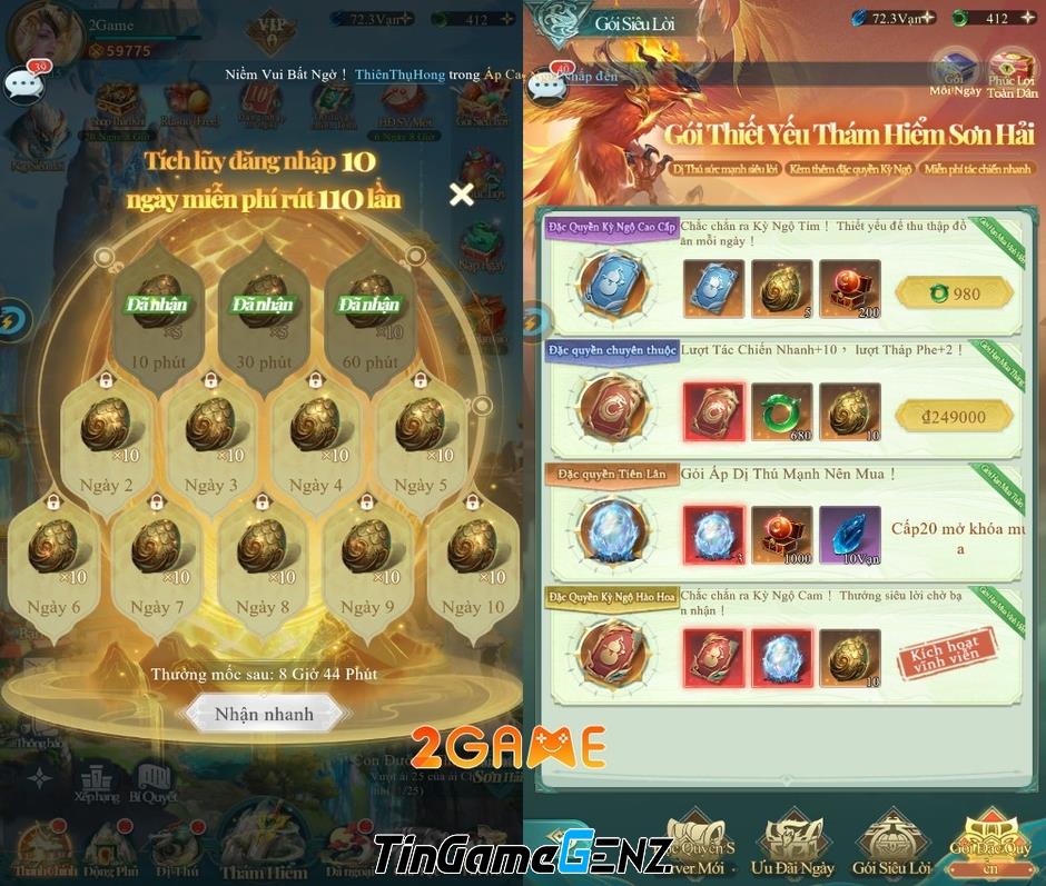 Game Sơn Hải Kinh 3D Mobile chính thức ra mắt phiên bản tiếng Việt với nhiều ưu đãi hấp dẫn