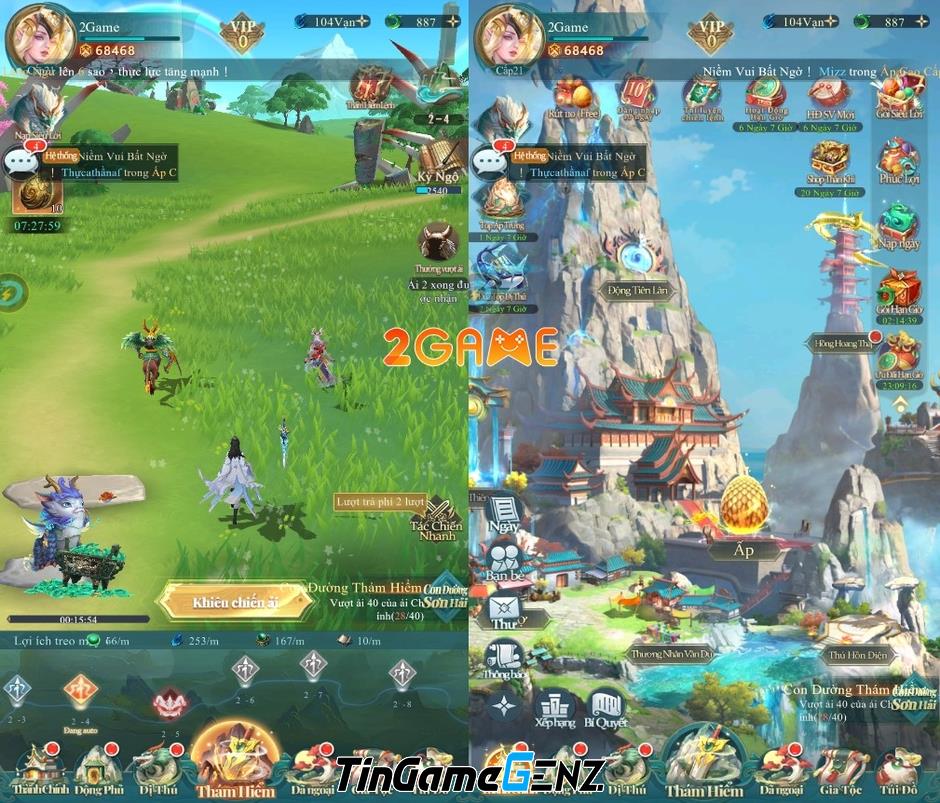 Game Sơn Hải Kinh 3D Mobile chính thức ra mắt phiên bản tiếng Việt với nhiều ưu đãi hấp dẫn