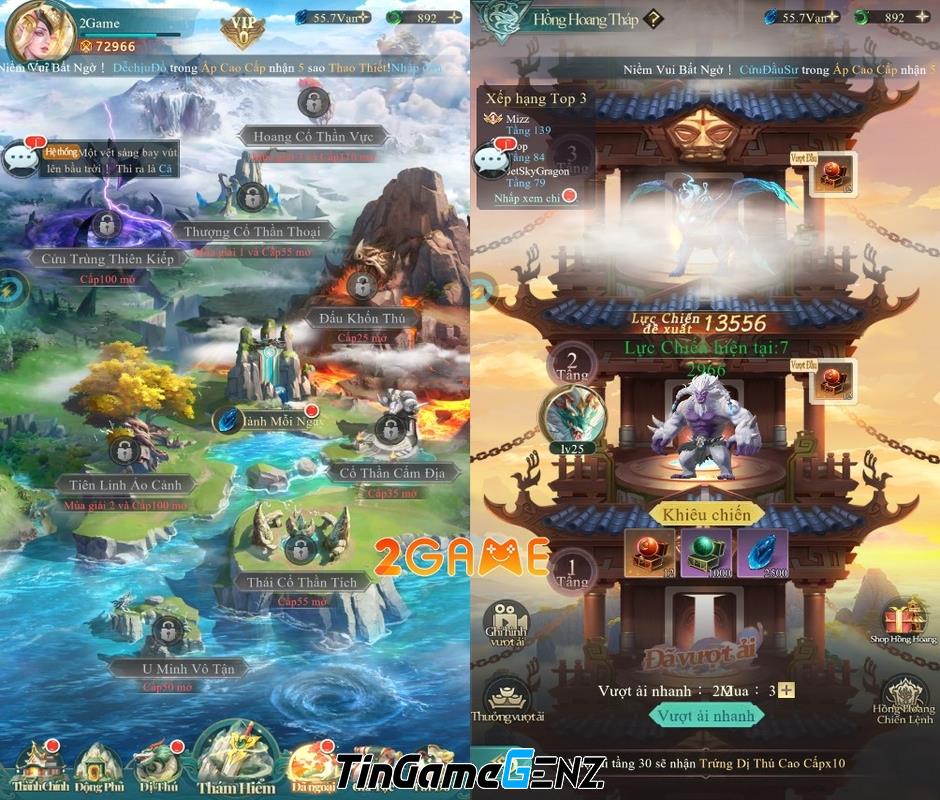 Game Sơn Hải Kinh 3D Mobile chính thức ra mắt phiên bản tiếng Việt với nhiều ưu đãi hấp dẫn