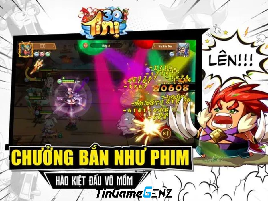 Game Tam Quốc 3Q Tí Nị: Kết hợp văn hóa meme hiện đại độc đáo tại Việt Nam