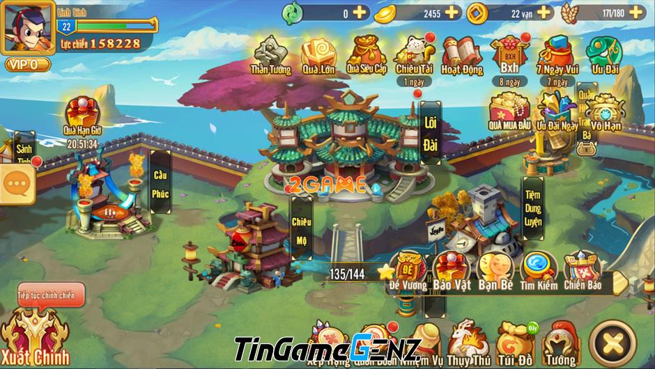 Game Tam Quốc hài hước - Thiên Long 3Q