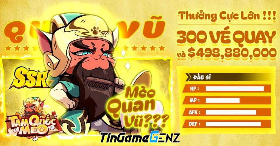 Game Tam Quốc Mèo đến Top Store với 3Q chiến thuật, nhận ngay Giftcode hấp dẫn