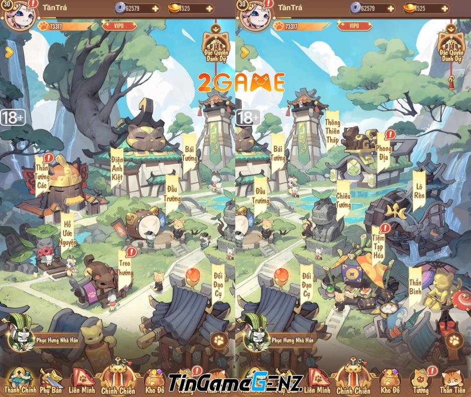 Game Tam Quốc Mèo SohaGame: Game Tam Quốc gây nghiện dành cho con Sen