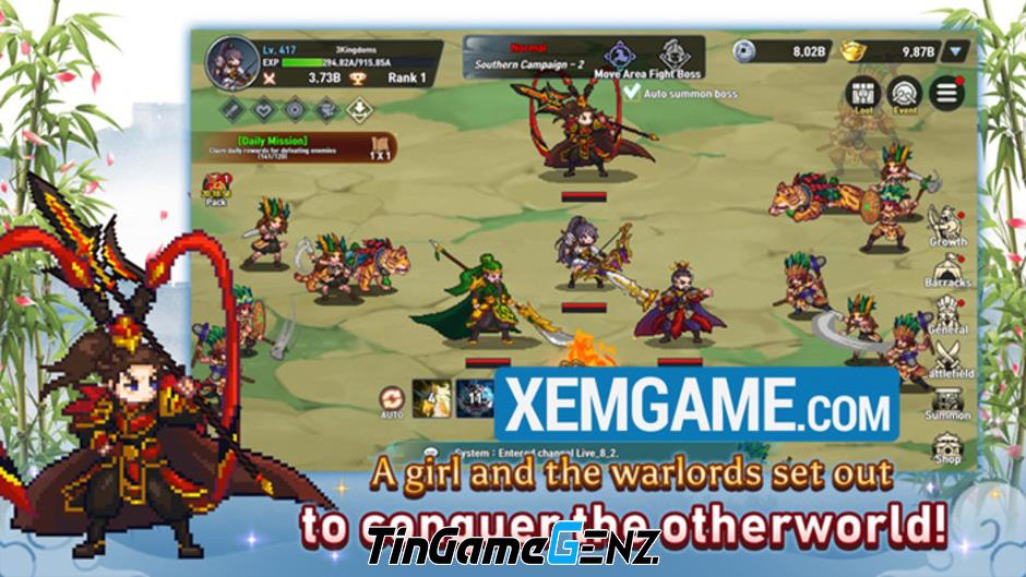 Game Tam Quốc mới lạ: Otherworld Three Kingdoms