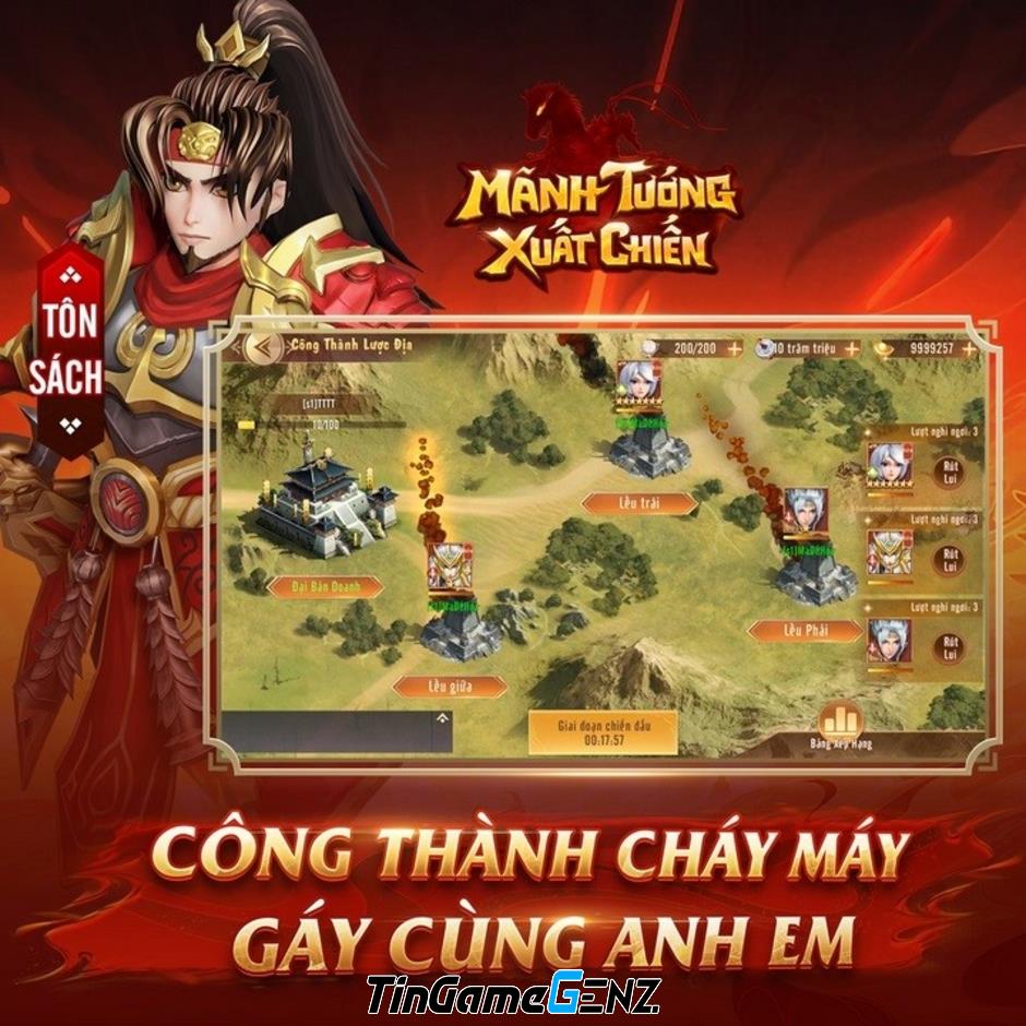 Game Tam Quốc mới: Mãnh Tướng Xuất Chiến chính thức ra mắt tại Việt Nam