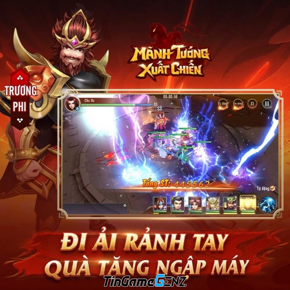 Game Tam Quốc mới: Mãnh Tướng Xuất Chiến chính thức ra mắt tại Việt Nam