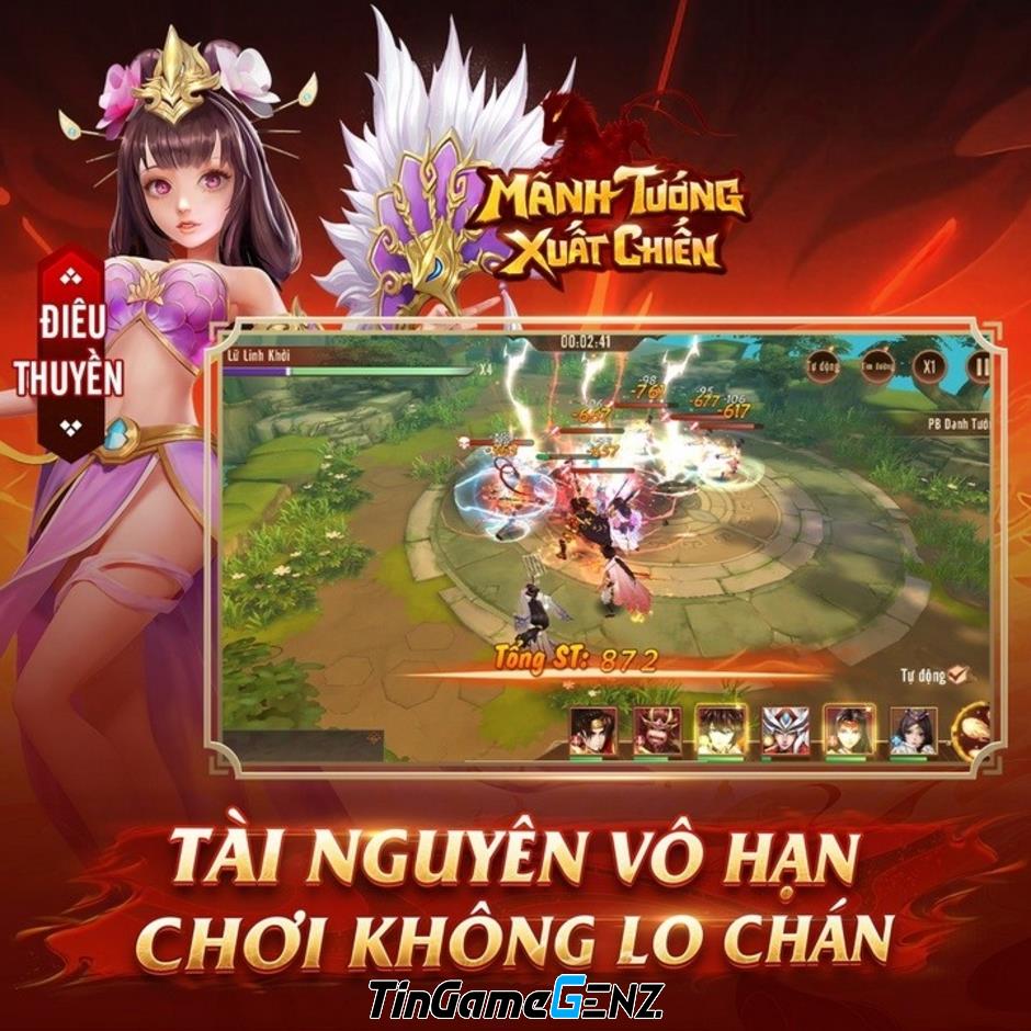 Game Tam Quốc mới: Mãnh Tướng Xuất Chiến chính thức ra mắt tại Việt Nam