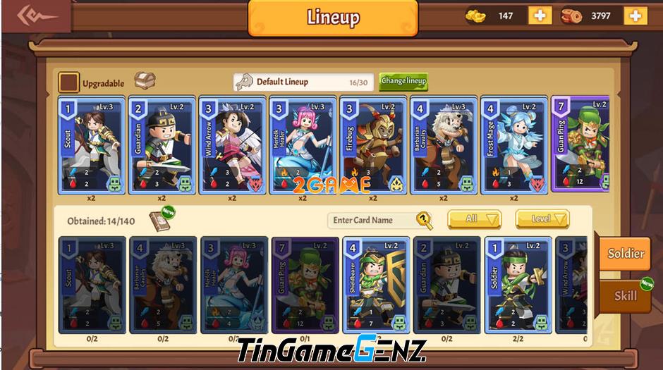 Game Tam Quốc Three Kingdoms Clash: Trải nghiệm mới lạ