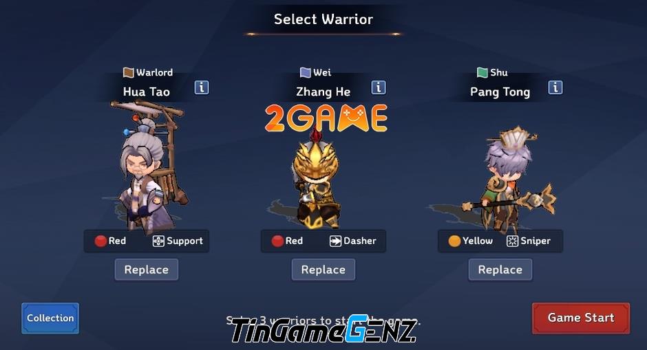 Game Tam Quốc Three Kingdoms Tempest với dàn nhân vật dễ thương