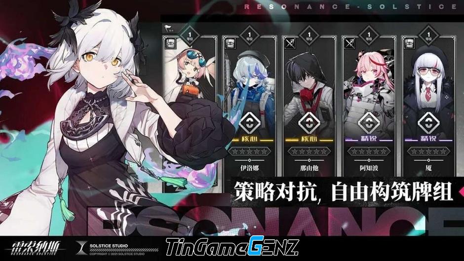 Game thẻ bài chiến lược anime Resonance Solstice mở thử nghiệm giới hạn.