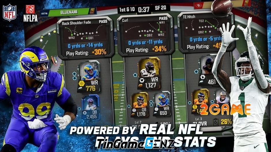 Game thẻ bài NFL 2K Card Battler - Mô phỏng trận đấu NFL thực tế