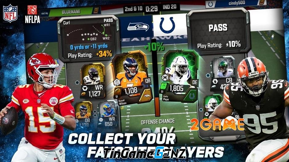 Game thẻ bài NFL 2K Card Battler - Mô phỏng trận đấu NFL thực tế